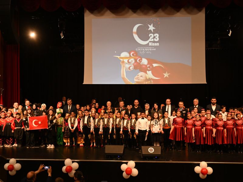 23 Nisan Ulusal Egemenlik ve Çocuk Bayramı Coşkuyla Kutlandı