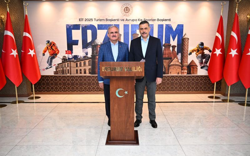 İçişleri Bakan Yardımcısı Münir Karaloğlu’ndan Vali Mustafa Çiftçi’ye Ziyaret